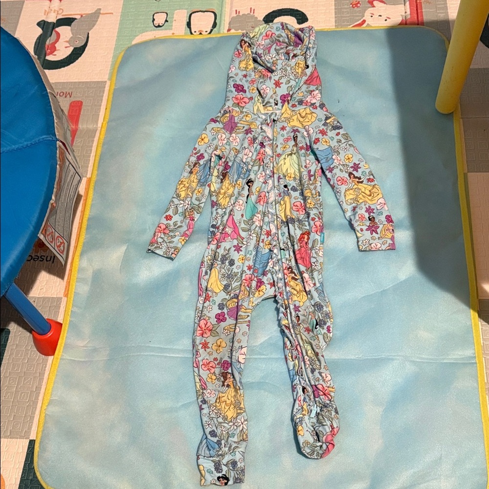 Posh Peanut hooded Disney Kids Floral One Piece